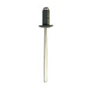 HLINÍKOVÉ OCEĽOVÉ TRYSKANÉ NITY 4x8 mm 50 KS - ŠEDÉ