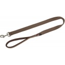 Premium, vodítko pre psa, lieskový orech, popruh, XS: 1,20 m/10 mm
