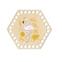 BSZ460-UV Základňa košíka - šesťhran 15,3x13,4cm - fl.