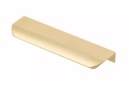 Nábytková úchytka GTV HEXA edge, svetlo brúsené zlato, 192 mm