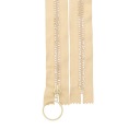 Nedeliaci zips, 16 cm, béžová