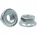 M10 PRÍRUBOVÁ MATICA DIN6923 POZINKOVANÁ MATICA 5