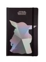 Zápisník A5 CoolPack čierny s gumou Disney 100 Mandalorian 80 listov