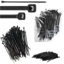 200x sťahovacie pásky Káblové pásky Zipsy 2,5 x 100 mm Silné UV sťahovacie pásky