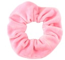 SCRUNCHIE VELVET RUB NA VLASY, SVETLO RUŽOVÁ