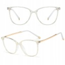 Dámske ZERO GLASSES biele NERDS zlaté NERDS
