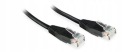 MicroConnect U/UTP CAT6 0,5M čierne PVC
