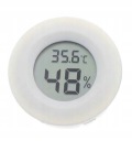 Okrúhly LCD CO2 Teplomer Hygrometer Terárium Akvárium Meteostanica