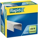 Kancelárske sponky 24/6 Rapid Standard 5000 ks