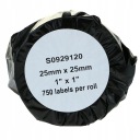 Štvorcové štítky S0929120 pre Dymo 25x25mm 750ks