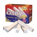 ŠKOLSKÁ TABUĽKA KRIEDA, BIELA ​​B4, 50 ks. MAR-BOR