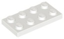 LEGO 3020 TANIER 2x4 biele NOVINKA == (1g)