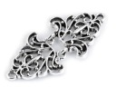 OPENWORK SILVER ozdobná kovová spona