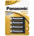 Alkalická batéria AA R6 Panasonic, sada. 4 ks alkalické