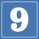 Č. 32 Číslica 9 - VÝSTRAŽNÁ TABUĽKA