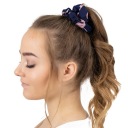 HAIR RUB, scrunchie, námornícka modrá FLAMING
