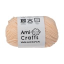 Priadza na amigurumi 50g Amisia bavlna + akryl, S lososom do tváre