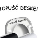 Vtipná nálepka na WC SEDADLO