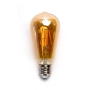 E27 LED žiarovka ST64 4W RETRO medovo žltá jantárová 2200K