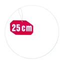 Prsteň lapač snov BIELY 25 cm