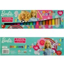 Štvorcový PLASTICOVÝ SET 18 KUSOV BARBIE