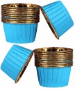 MUFFIN LINERS formičky na košíčky DECORATIONS narodeninové modré 20 ks