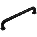 MAT ČIERNA NÁBYTKOVÁ KĽÚČKA LOFT MODERNÁ TUBE QHD-05 128 mm