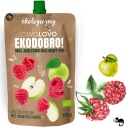 OWOLOVO EKODOBRO bio ovocná pena bez cukru JABLKO MALINA 200g