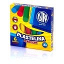 Plastelínová sada 6 farieb, kartón Astra 83811905