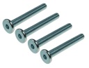 Metrická nábytková skrutka M8 x 80 mm na imbusový kľúč, 10 KS.