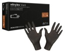 Jednorazové ochranné rukavice bez púdru Nitrylex Black, čierne XL, 100 ks