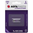1x AGFAPHOTO CR2 DLCR2 3V LÍTIOVÁ FOTOBATÉRIA