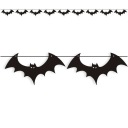 Banner GARLAND Halloween BATS čierny 9 ks