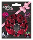 Sada nálepiek 5 kusov Squid Game Soldiers