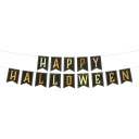 PANAN HAPPY HALLOWEEN Zlatá - Tmavo čierna 250cm