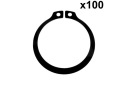 FA1 VONKAJŠÍ Prsteň FISCHER DIN 471 40 MM BAL-100 KS 743.520