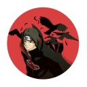 Anime odznak Naruto Itachi 58 mm
