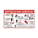 Návod na použitie požiarnej prikrývky, PVC doska