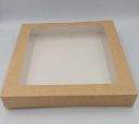SUSHI CAKE CATERING BOX 26x26x5 cm eko ​​kraft okienko