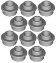 LEGO Plate 1x1 otvor J. Grey (85861/6168647) x10