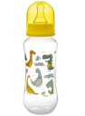AKUKU FĽAŠA S ÚZKYMI OTVORMI 250ML 0+ DINOZUR