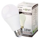 Klasická LED žiarovka, veľký závit, E27, 18W, 4000K, neutrálna