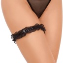 ČIERNY SEXY sieťovaný podväzok 7406 SOFTLINE S/L