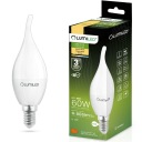E14 LED žiarovka FLAME 8W = 60W 3000K Teplá biela CCD LUMILED SVIEČKA