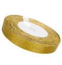 ZLATÁ GLITROVÁ stuha 12mm 22mb