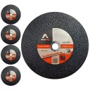 5 KUSOVÝCH KOVOVÝCH REZNÝCH KOTÚČOV 230 x 1,9 MM KOVOVÝCH REZNÝCH KOTÚČOV 230 SILNÝCH