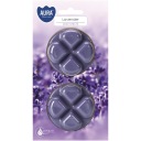 2X Parfumovaný parafínový VOSK pre vôňu FIREPLACE 20G LAVENDER