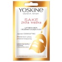 YOSKINE Geisha Mask Zlatá rozjasňujúca saké maska