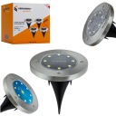 1 x LED záhradné SOLAR svietidlo, zapichnuté do zeme