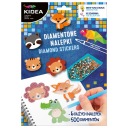 KIDEA Diamantové nálepky Animals 500 diamonds diamantová vyšívacia mozaika